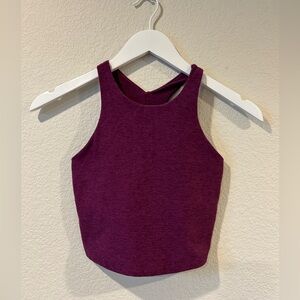 Beyond Yoga Women’s Magenta Spacedye Refocus Cropped Tank - XS